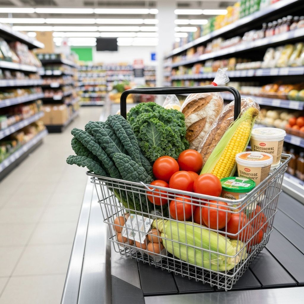 Lebensmitteleinkauf im Alltag