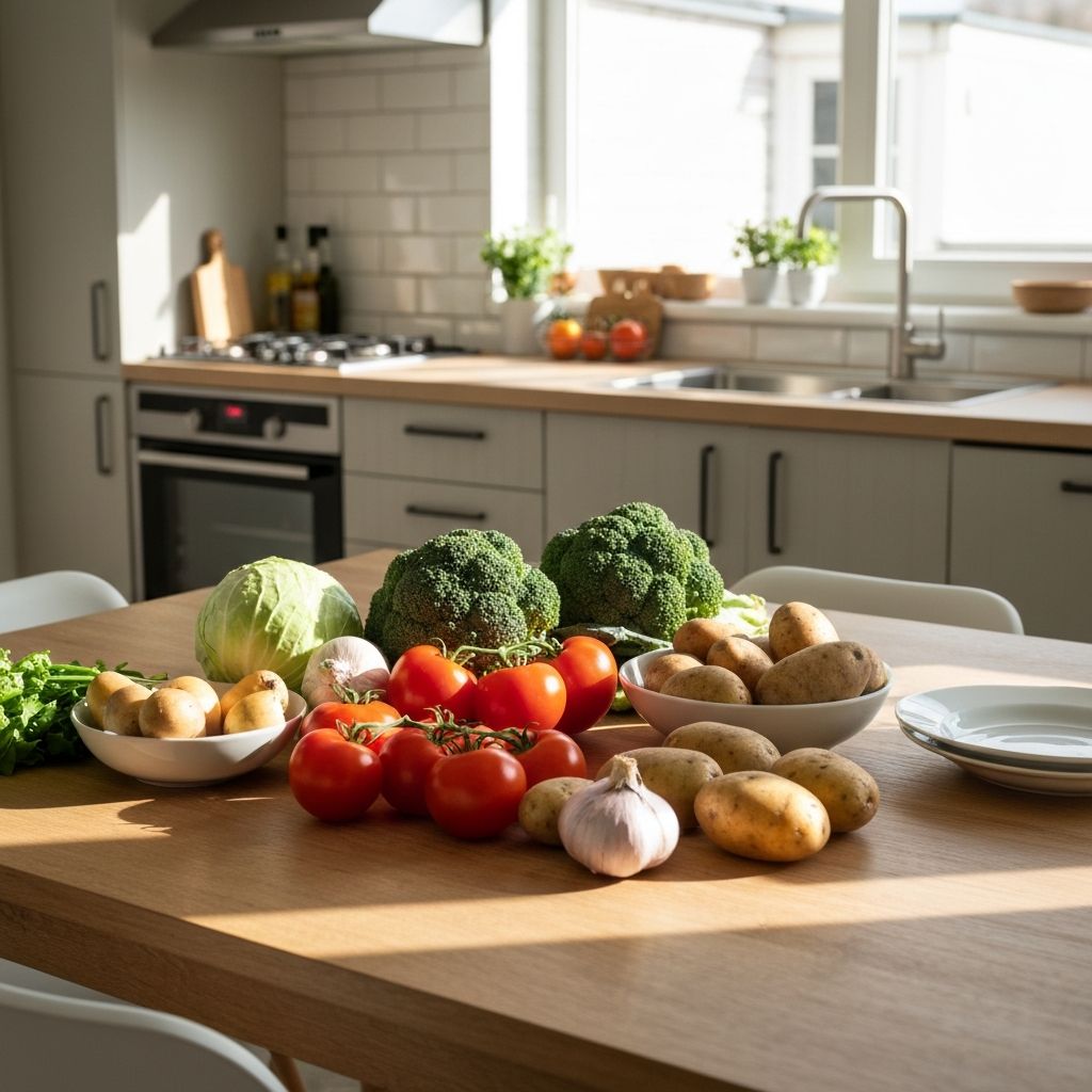 Alltagsküche und natürliche Zutaten