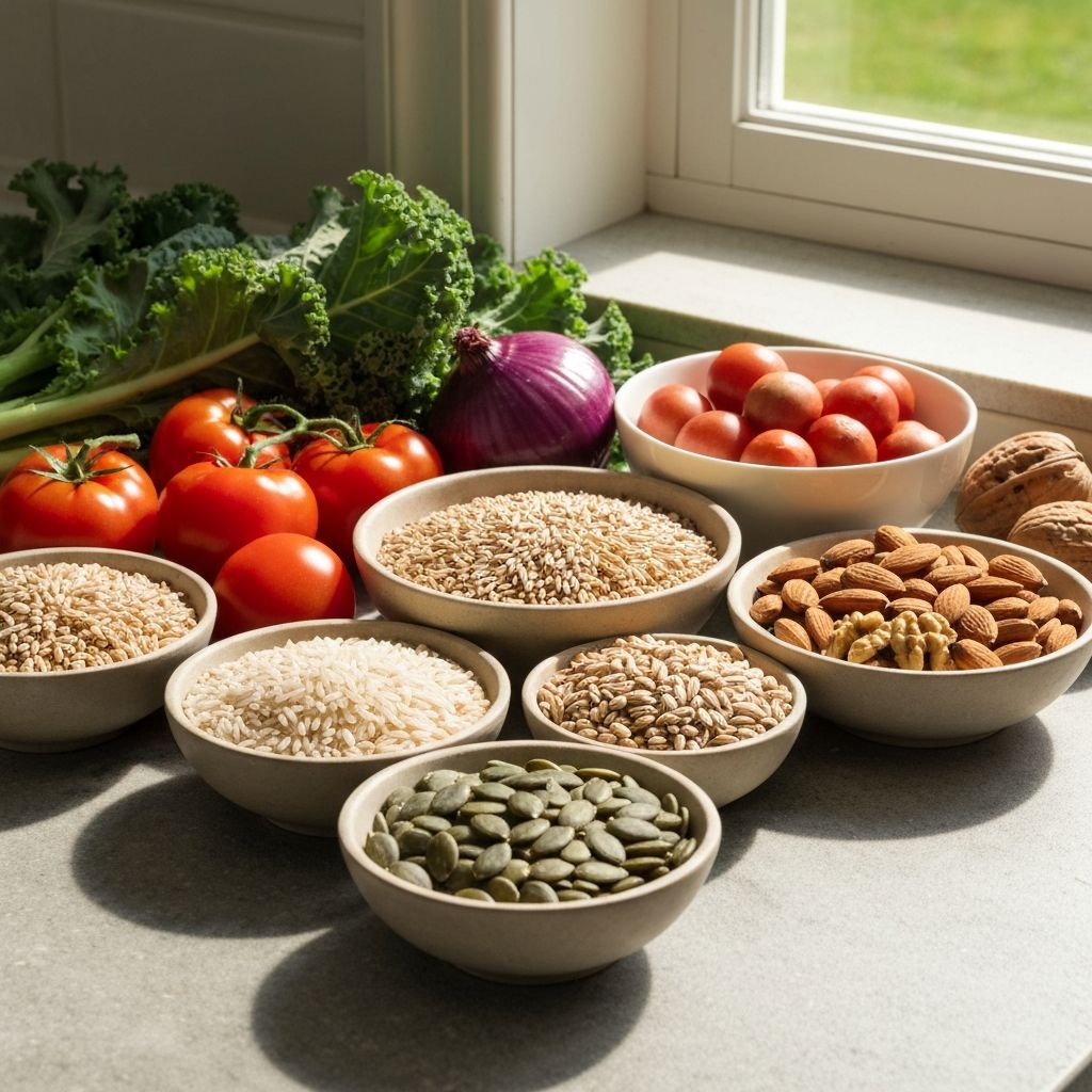 Natürliche Zutaten in der Küche